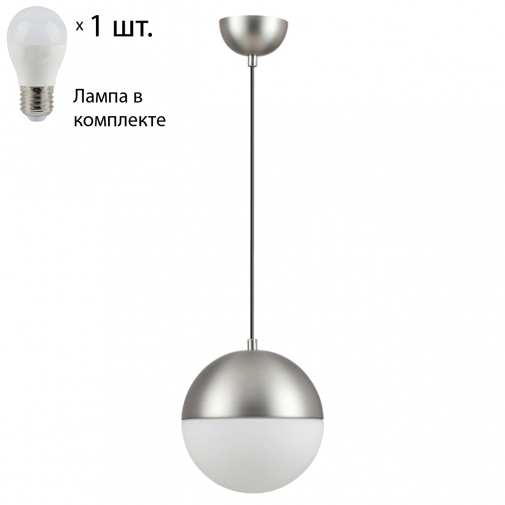 

Подвесной светильник с лампочкой Odeon Light Pinga 4959/1A+Lamps E27 P45