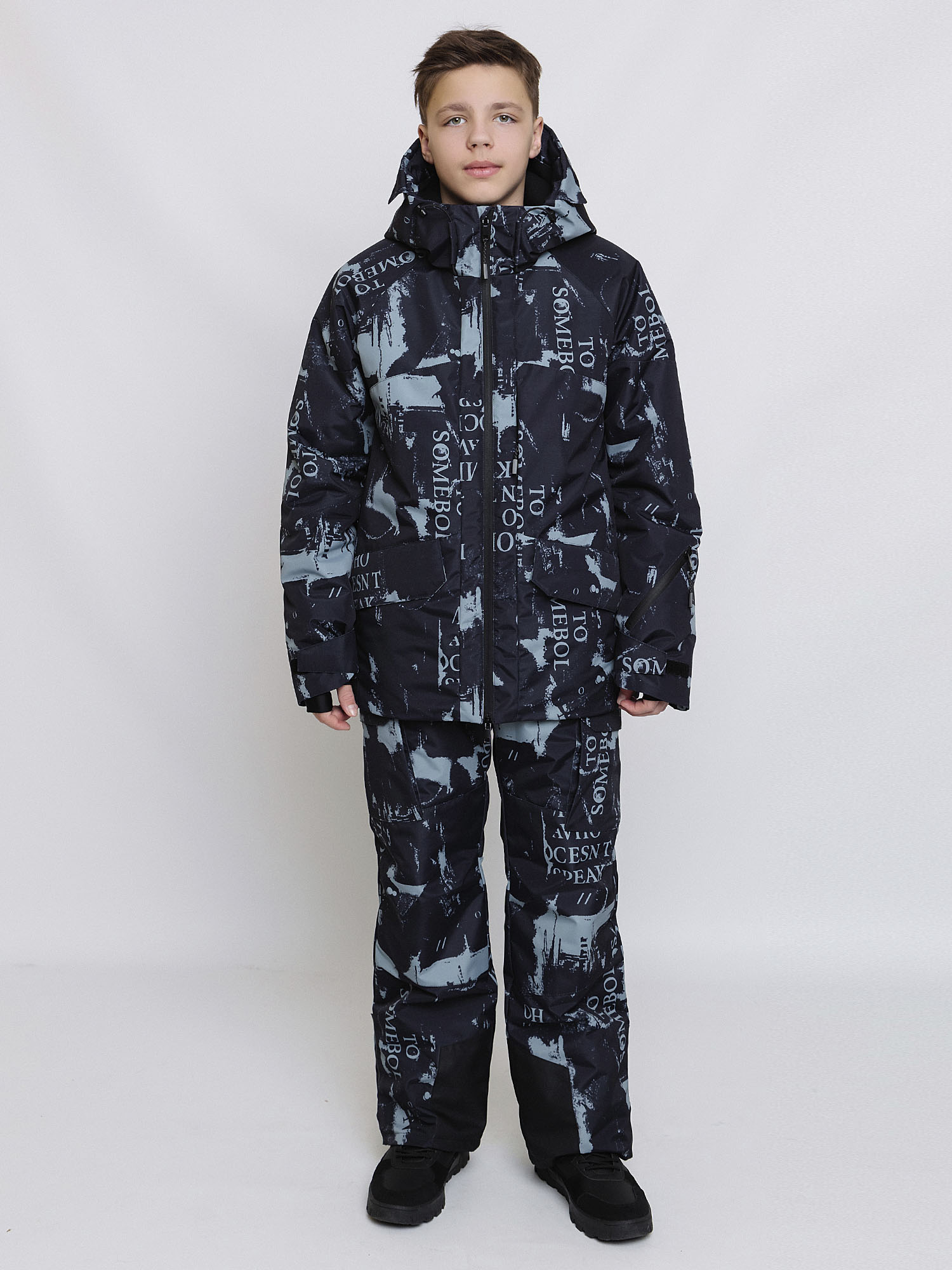 

Комплект для мальчика Batik СТОУН 1 (763-25з), размер 170, цвет принт, Черный, 763-25з