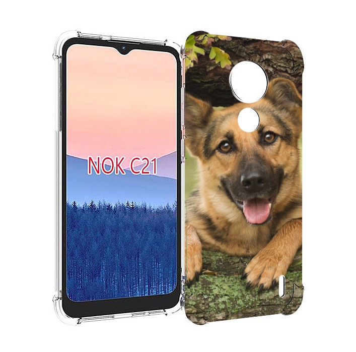 

Чехол MyPads Собака-на-дереве для Nokia C21, Прозрачный, Tocco
