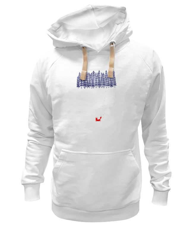 

Худи унисекс Printio Лиса в лесу белое 2XL, Белый, Лиса в лесу