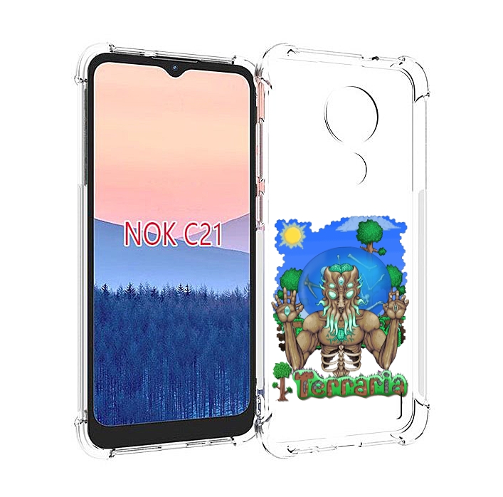 

Чехол MyPads Террария для Nokia C21, Прозрачный, Tocco