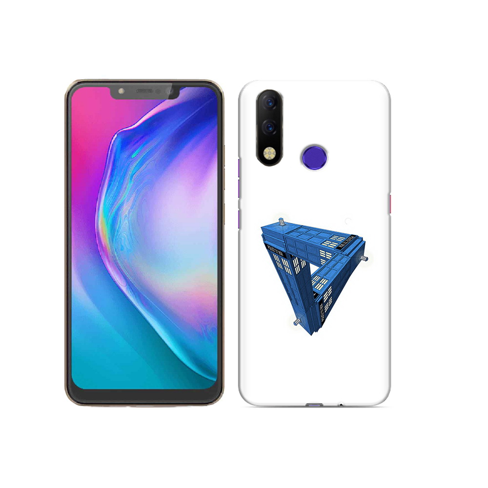 

Чехол MyPads Tocco для Tecno Spark 3 Pro головолока абстракция, Прозрачный, Tocco