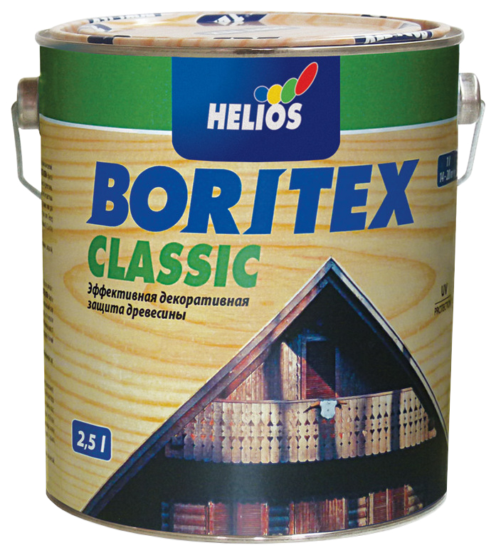 фото Антисептик helios boritex classic 2,5 л эбеновое дерево