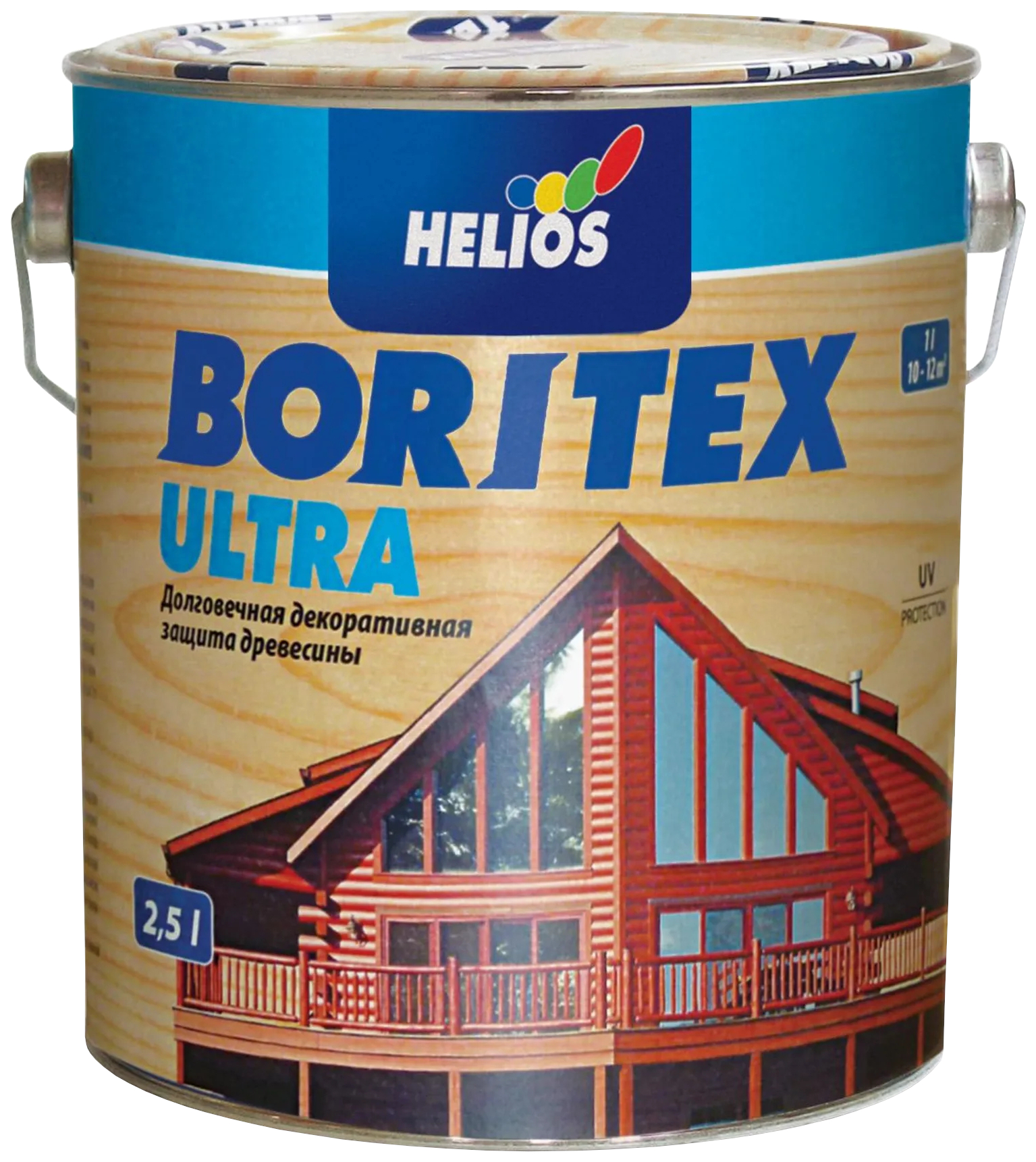 фото Антисептик helios boritex ultra 2,5 л махагон