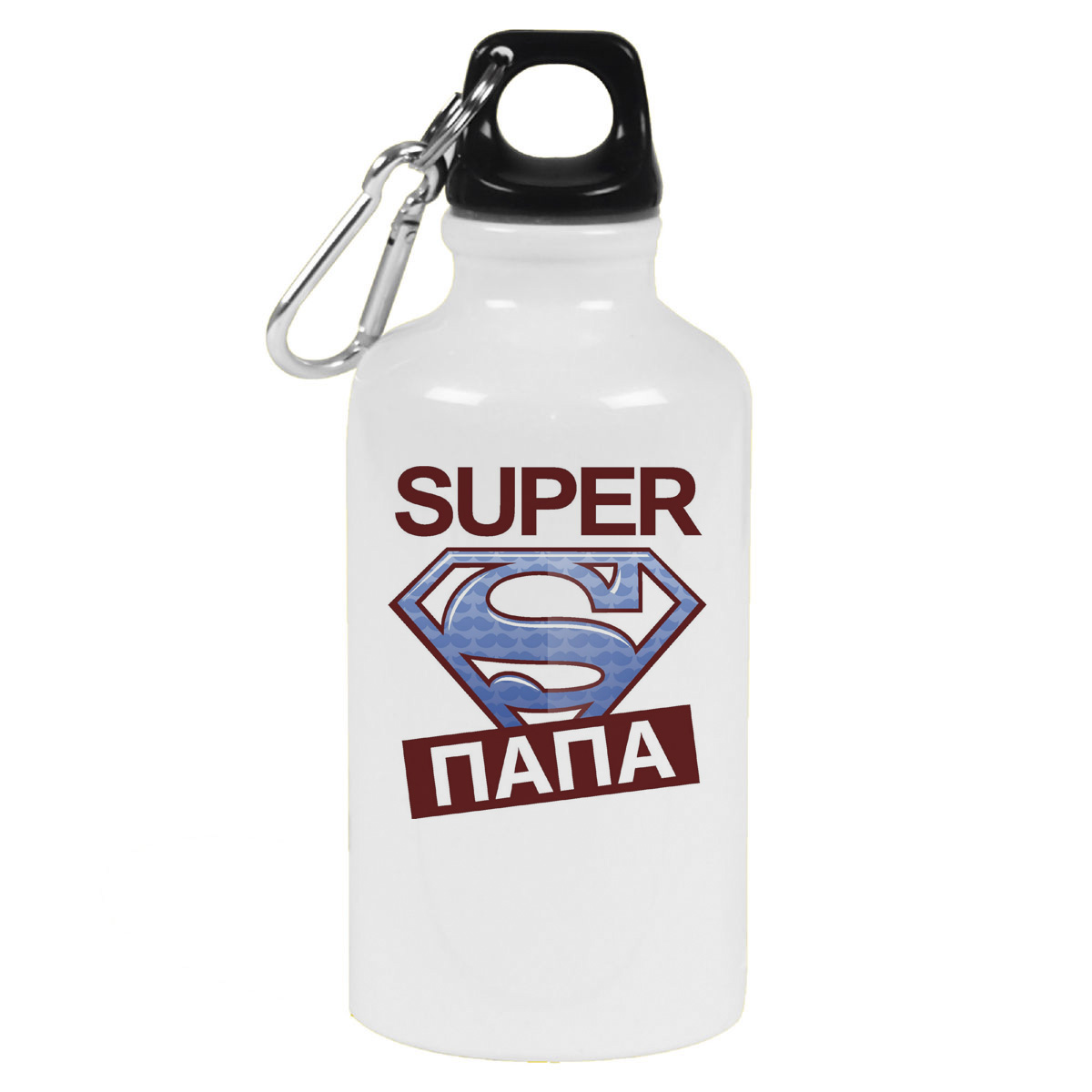 Бутылка спортивная CoolPodarok Супер папа (Super)