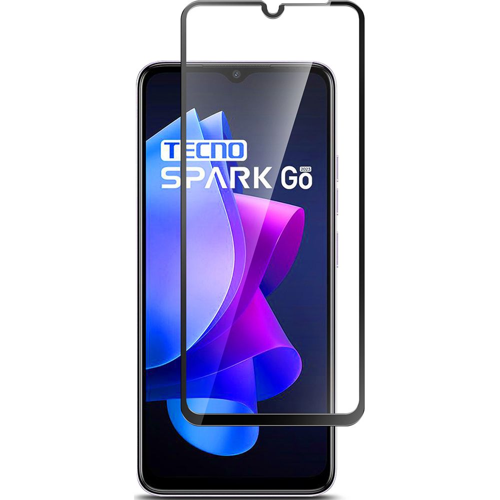 

Защитное стекло BoraSCO для Tecno Spark Go (2023) Black, для TECNO Spark Go (2023)
