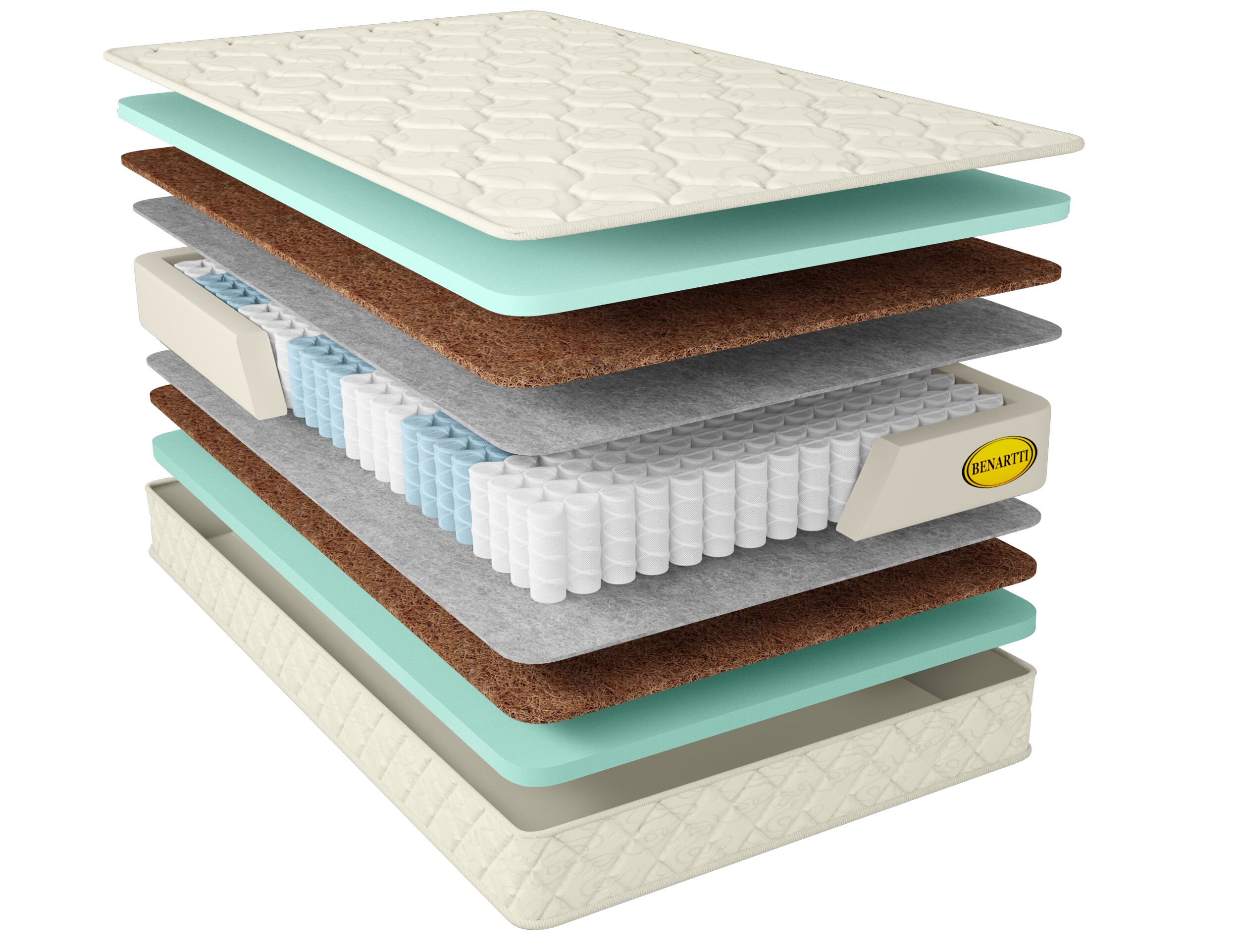 

Матрас Benartti Classic Max Hard S1000 165х185, Белый, Classic Max Hard S1000