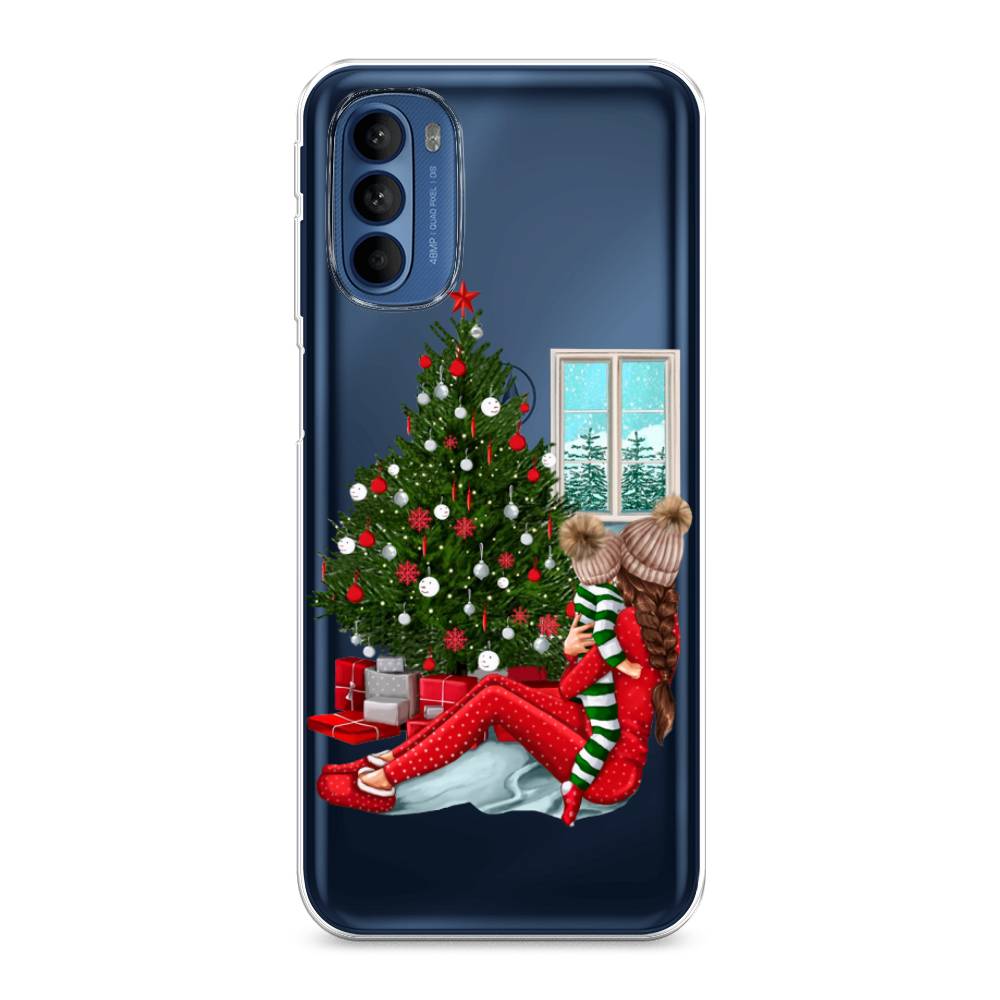 

Чехол на Motorola Moto G31 "Новый год с мамой", Красный;зеленый;голубой, 242550-6