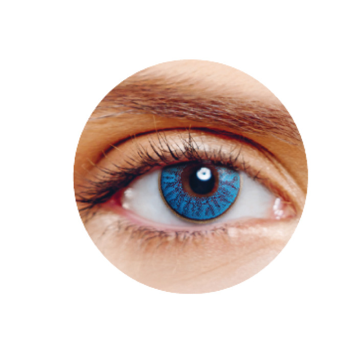 

Контактные линзы Sofclear Enhance with BioMoist 2 линзы R 8,6 -3,50 Синие