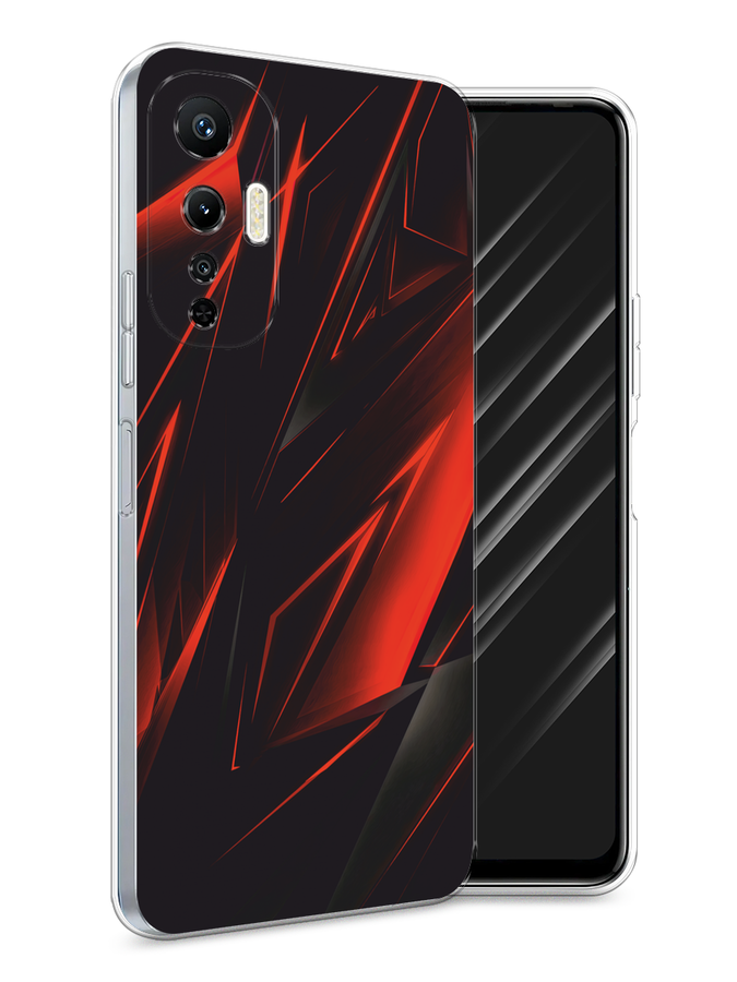 

Чехол Awog на Infinix Hot 20S "Игровой фон", Бордовый;красный;черный, 3103650-1
