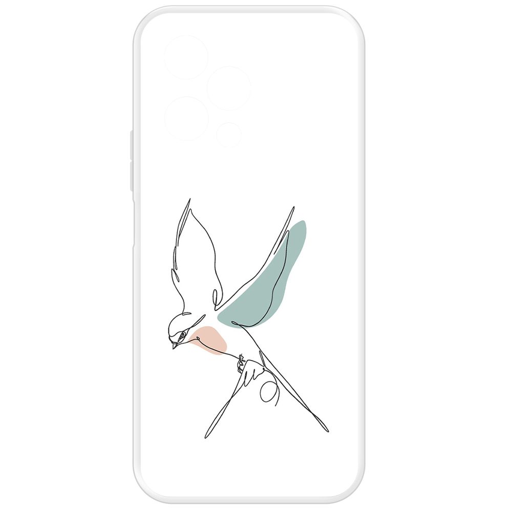 

Чехол-накладка Krutoff Clear Case Полет для Honor 200 Lite, Прозрачный