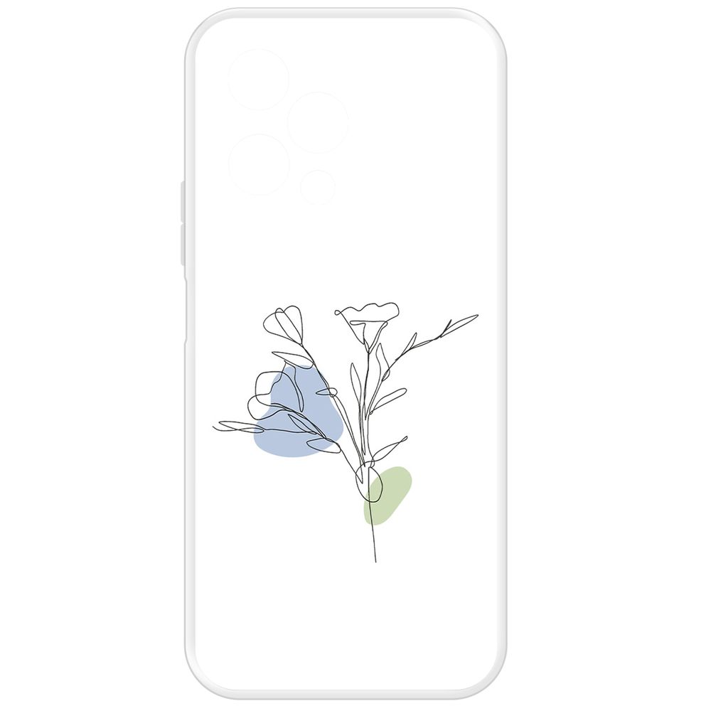 

Чехол-накладка Krutoff Clear Case Эустома для Honor 200 Lite, Прозрачный