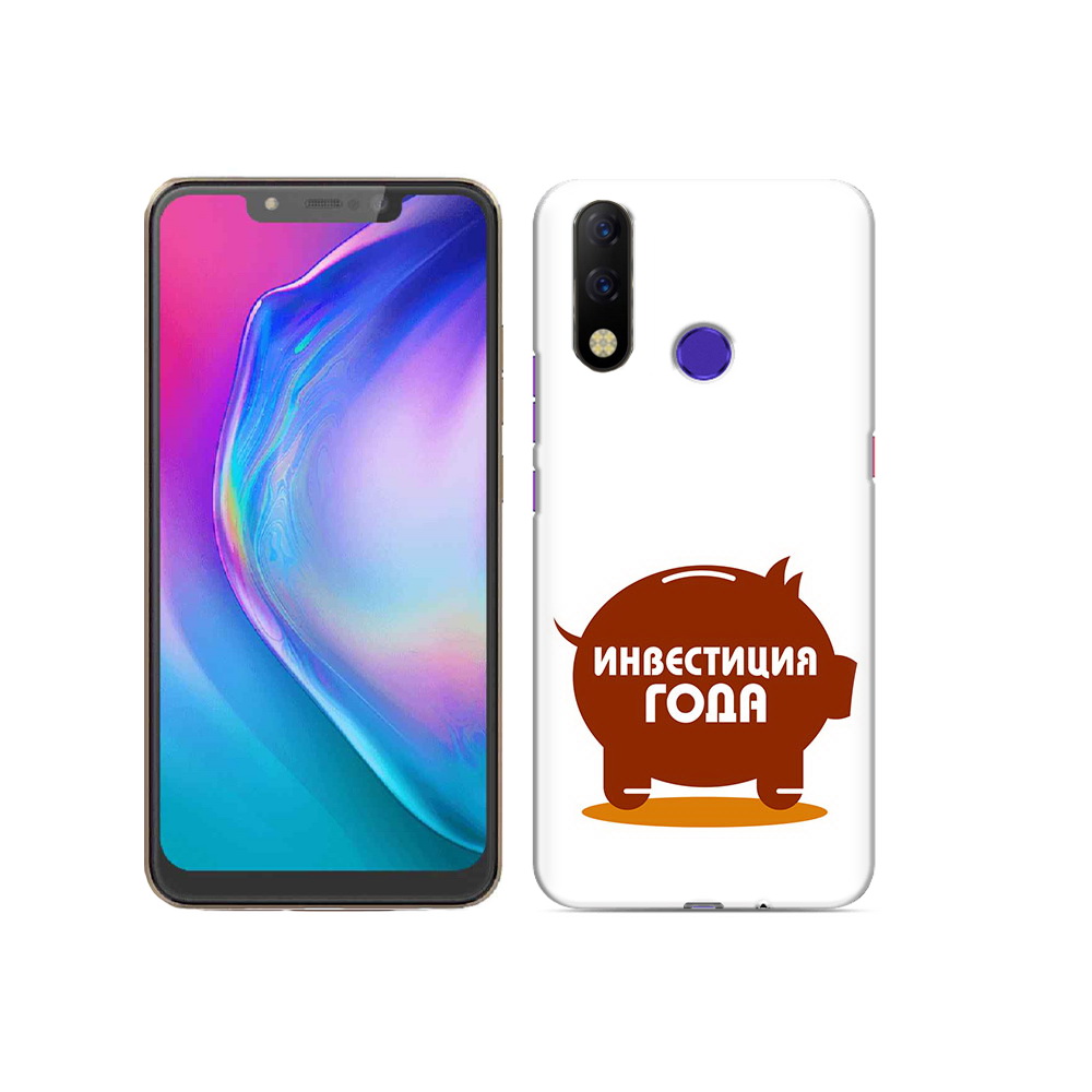 

Чехол MyPads Tocco для Tecno Spark 3 Pro инвестиция, Прозрачный, Tocco