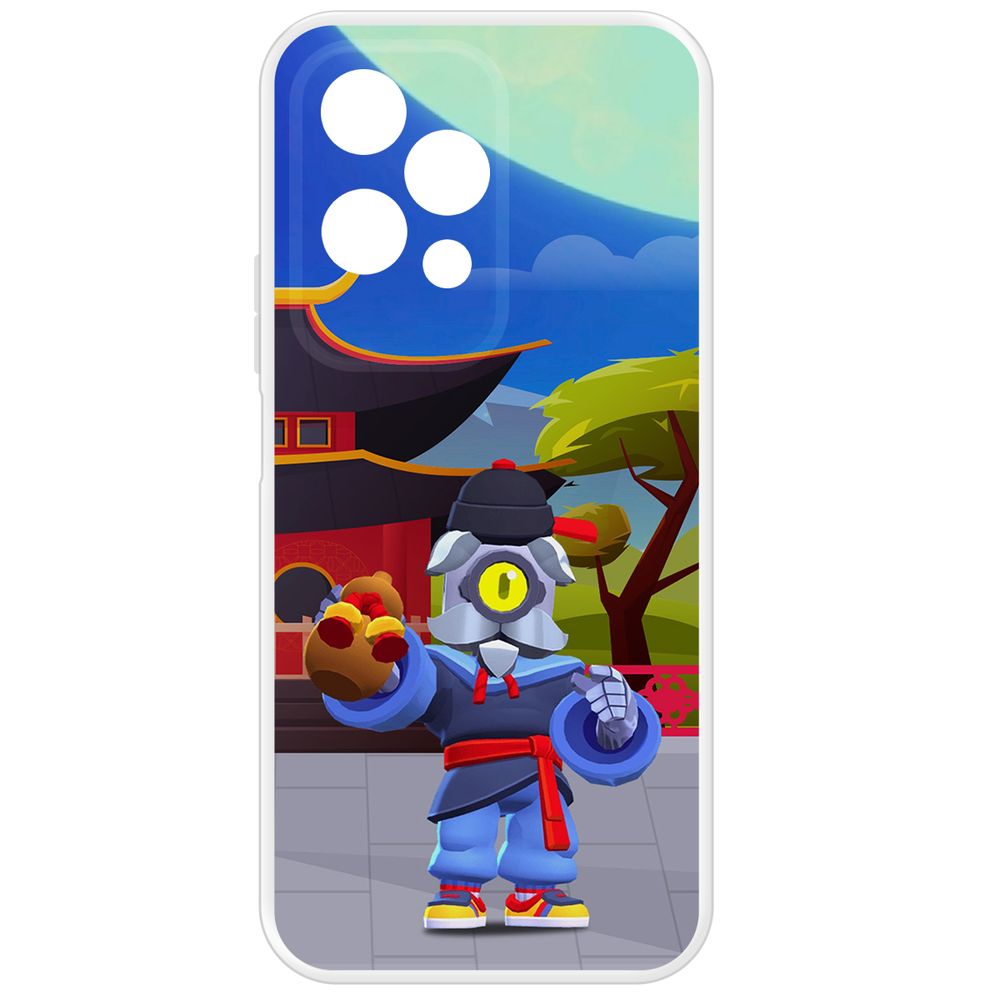 

Чехол-накладка Krutoff Clear Case Brawl Stars-Великий Мастер Барли для Honor 200 Lite, Прозрачный