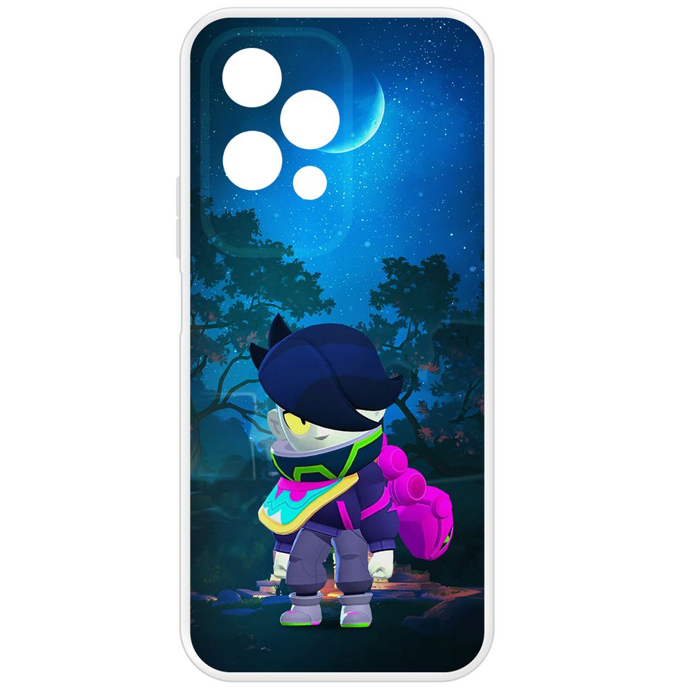 

Чехол-накладка Krutoff Clear Case Brawl Stars-Орочи Эдгар для Honor 200 Lite, Прозрачный