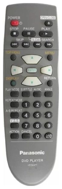 

Пульт VEQ2377 DVD для видеотехники PANASONIC