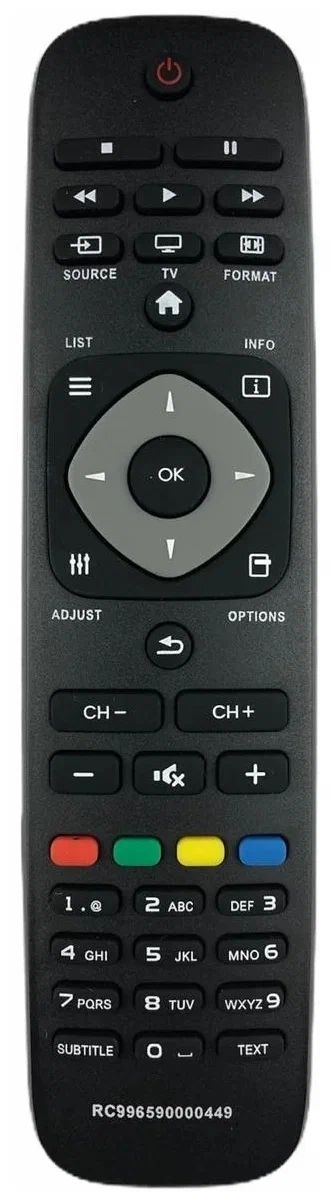 

Пульт HUAYU RC 996590000449 для телевизора PHILIPS