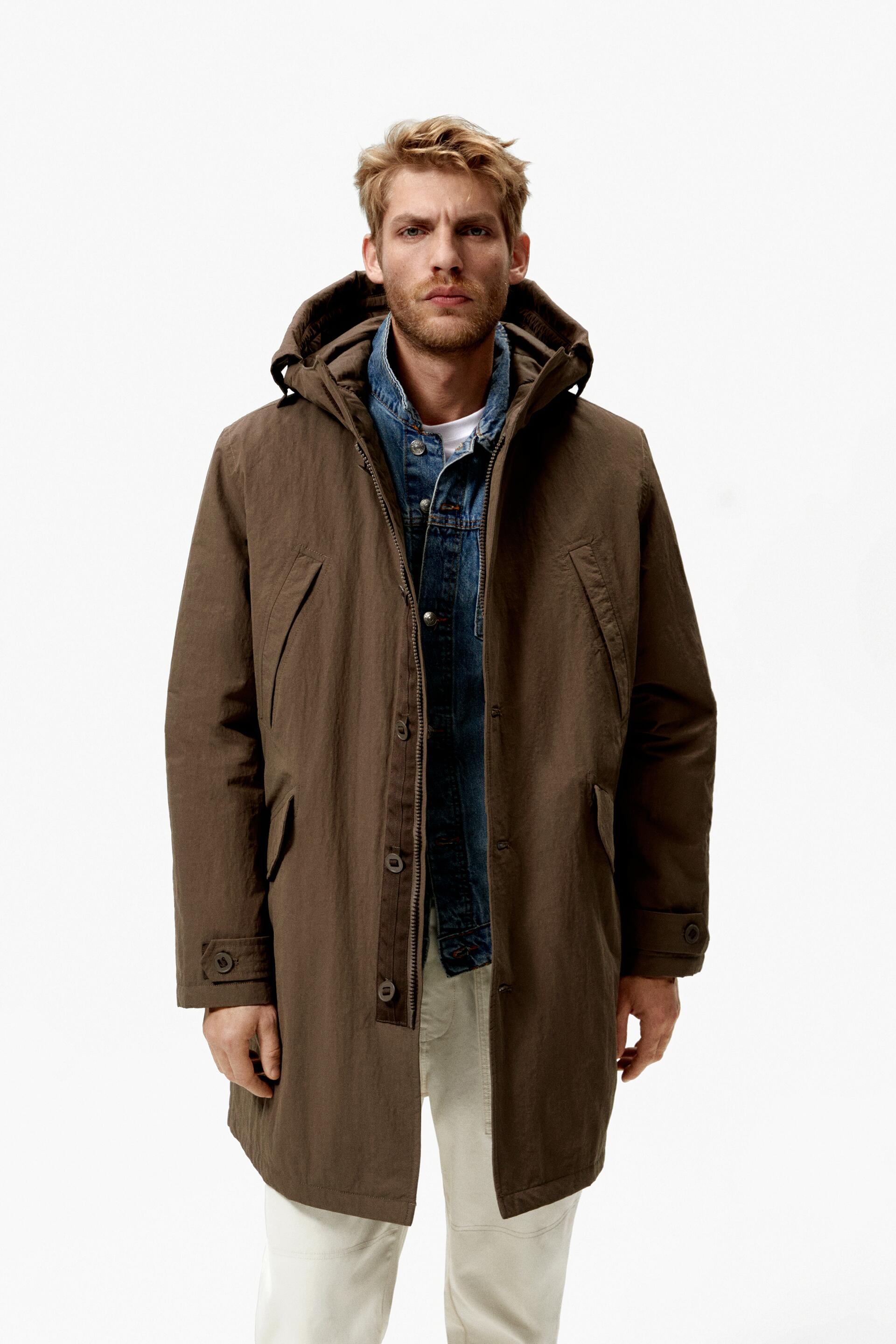 

Куртка мужская ZARA 08574390 коричневая XL (доставка из-за рубежа), 08574390