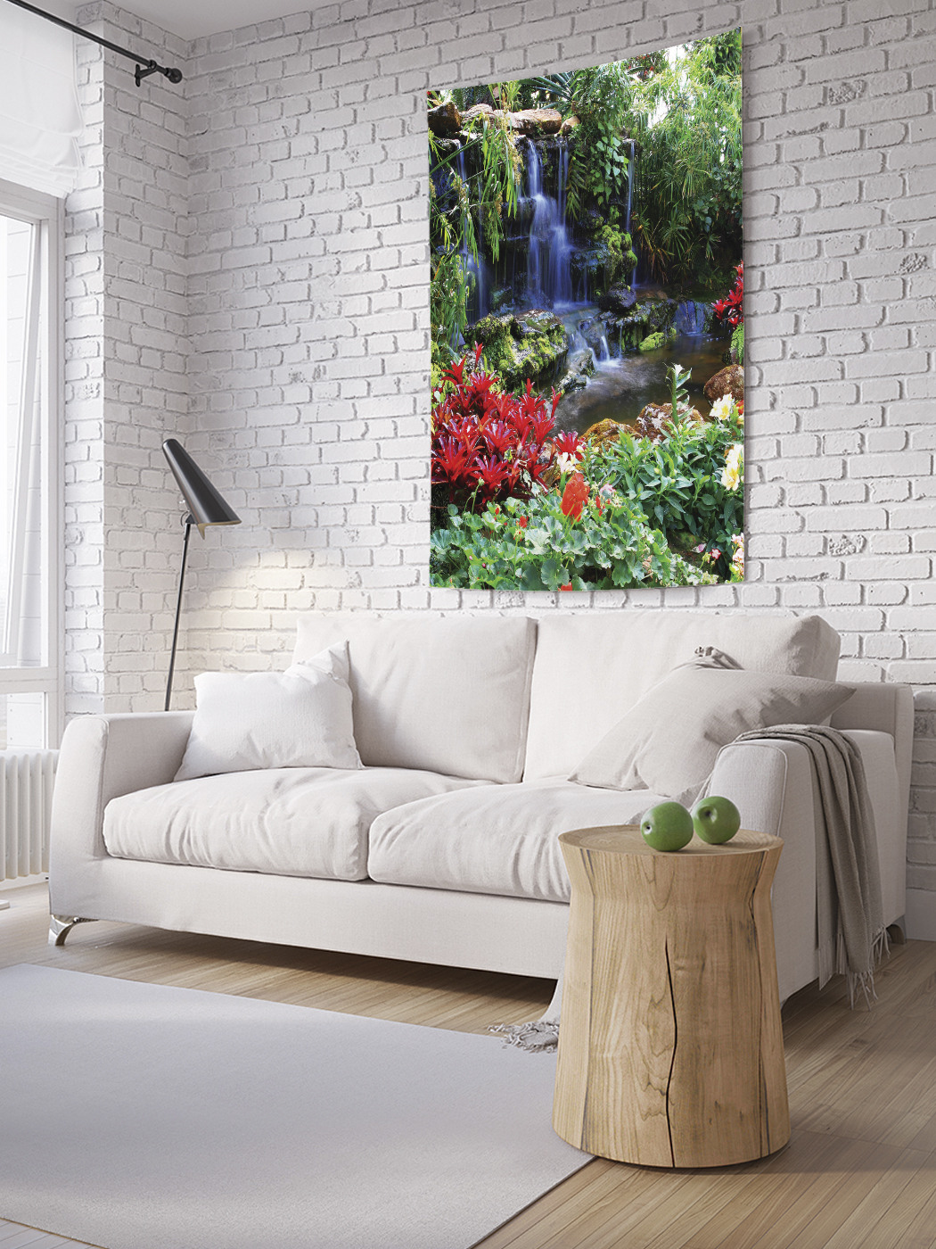 фото Вертикальное фотопанно на стену joyarty "фонтан весны", 100x150 см