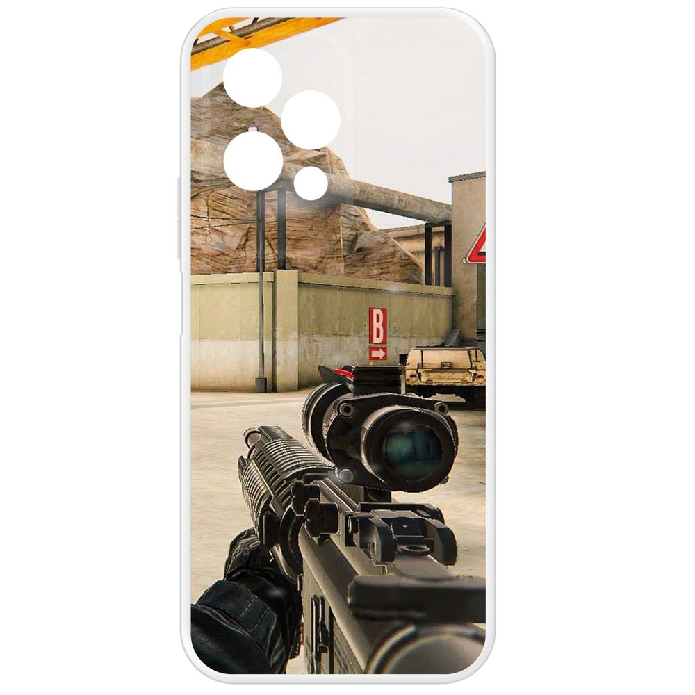 

Чехол-накладка Krutoff Clear Case Cтандофф 2 (Standoff 2) - Оптика для Honor 200 Lite, Прозрачный