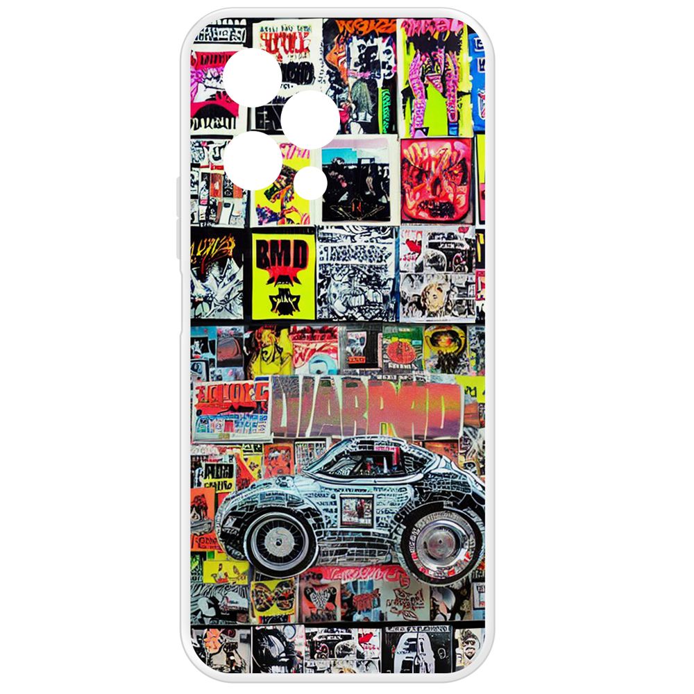 

Чехол-накладка Krutoff Clear Case Автопамфлет для Honor 200 Lite, Прозрачный