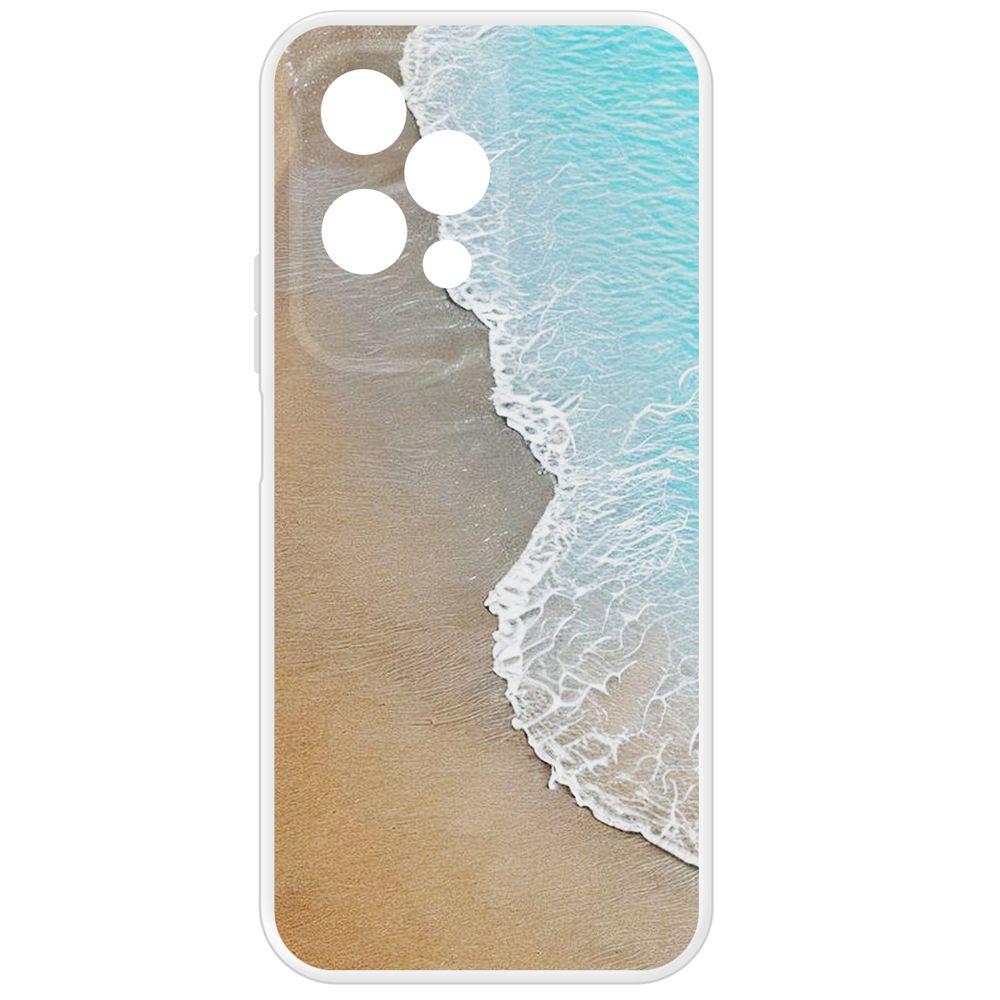 

Чехол-накладка Krutoff Clear Case Прибой для Honor 200 Lite, Прозрачный