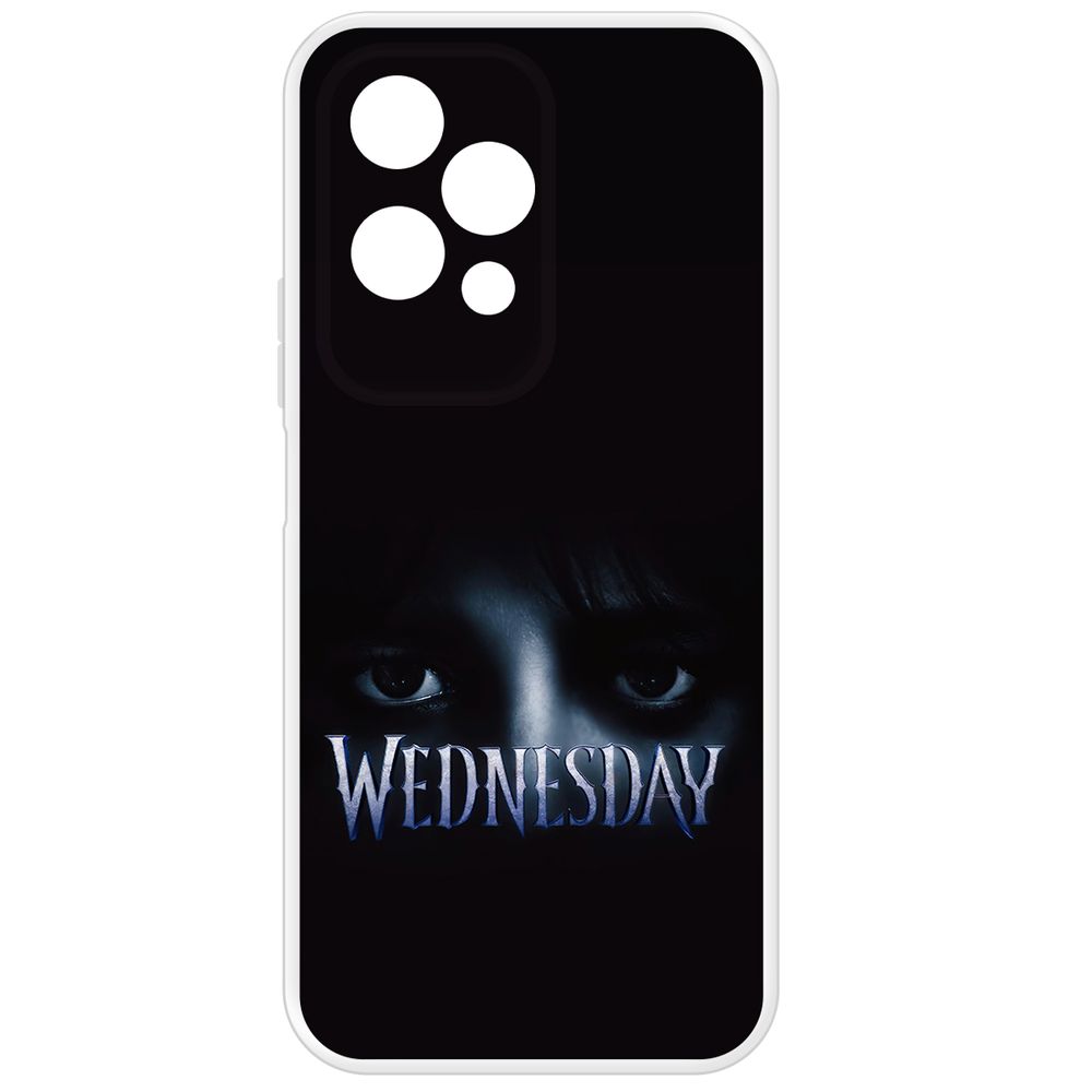 

Чехол-накладка Krutoff Clear Case Уэнсдей Аддамс - Логотип для Honor 200 Lite, Прозрачный