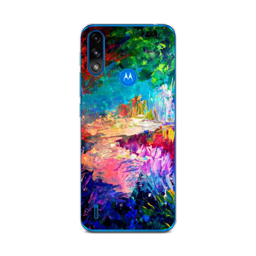 

Чехол на Lenovo K13 "Лес-гуашь", Синий;розовый;зеленый, 242450-4