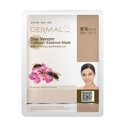 фото Тканевая маска dermal bee venom collagen essence mask