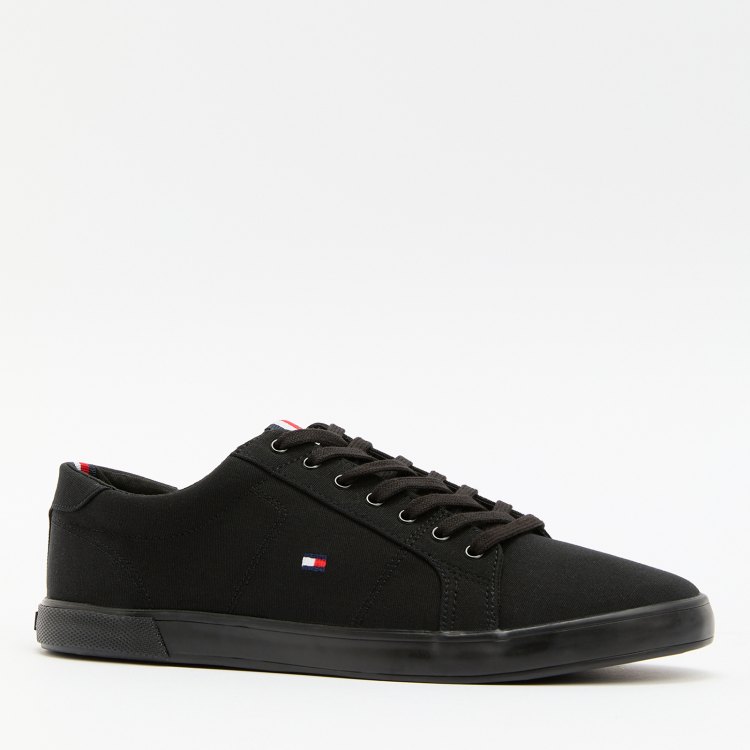

Кеды мужские Tommy Hilfiger FM0FM00596 черные 41 EU, Черный, FM0FM00596