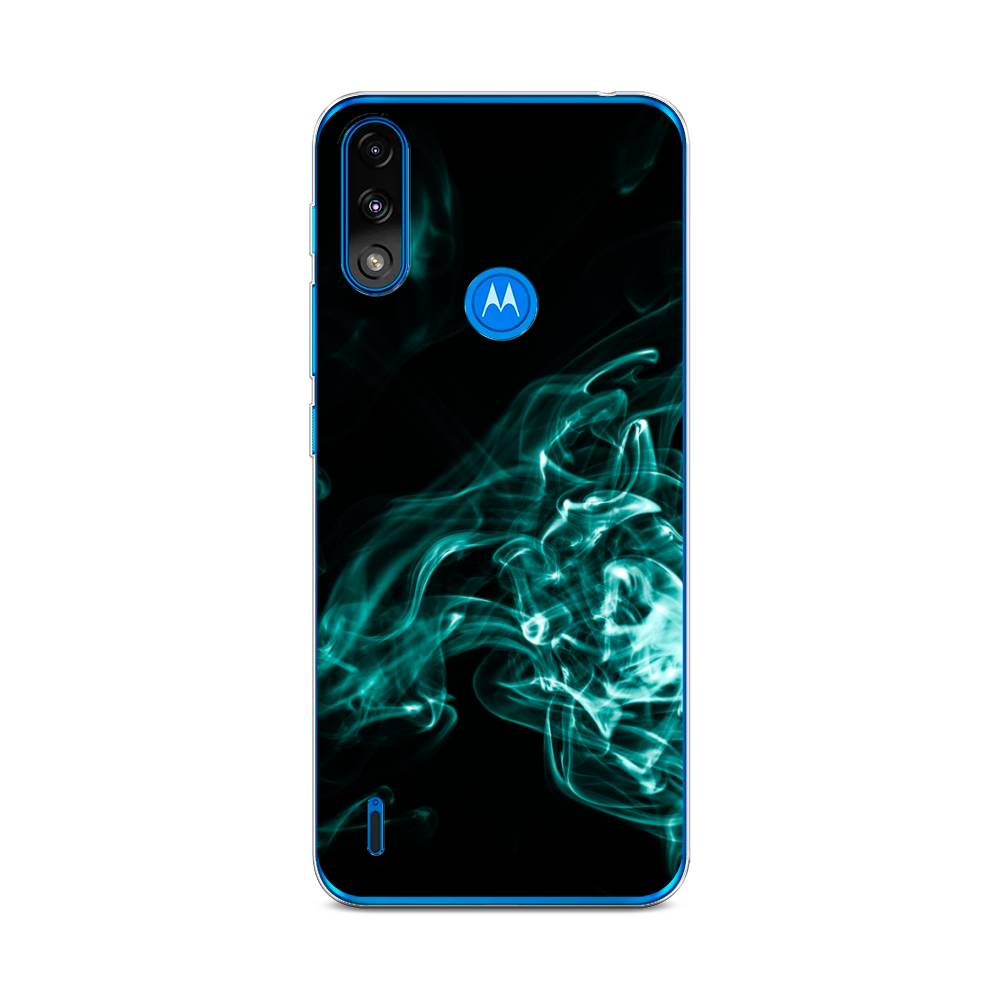 

Чехол на Lenovo K13 "Дым", Голубой;черный, 242450-3