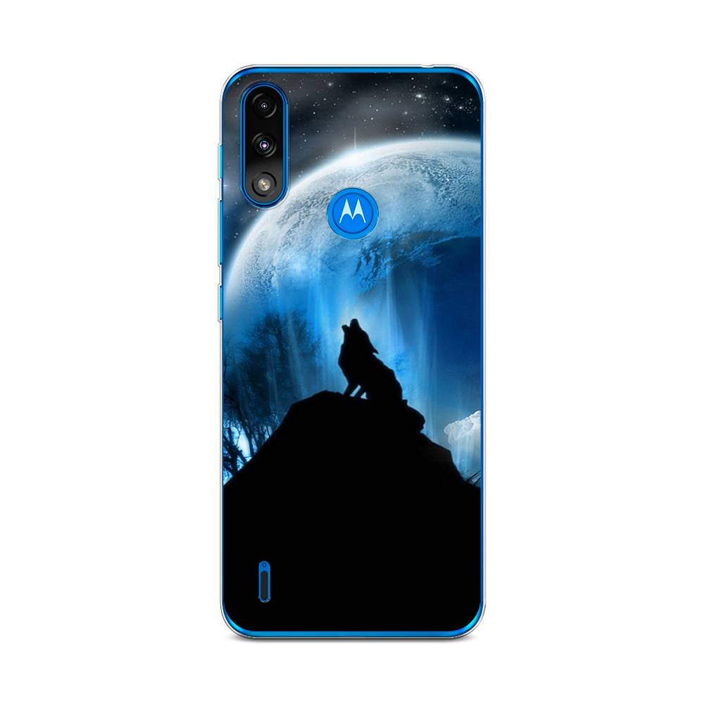 

Чехол на Lenovo K13 "Волк 2", Синий;черный;белый, 242450-1