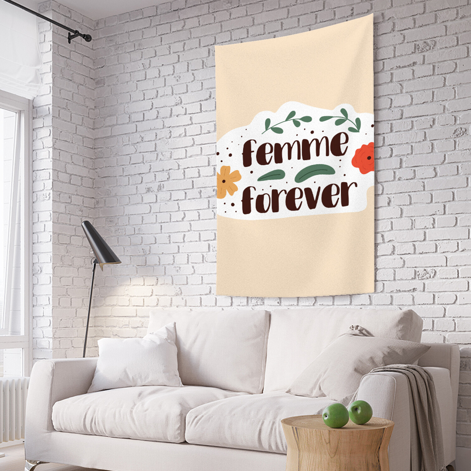 

Вертикальное фотопанно на стену Femme forever из ткани 150х200 см, Femme forever