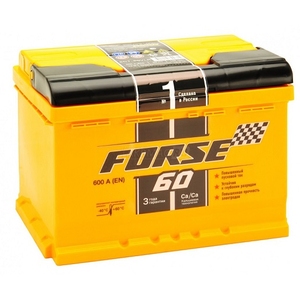 

Аккумулятор Forse 60 Ач 640А прямая полярность