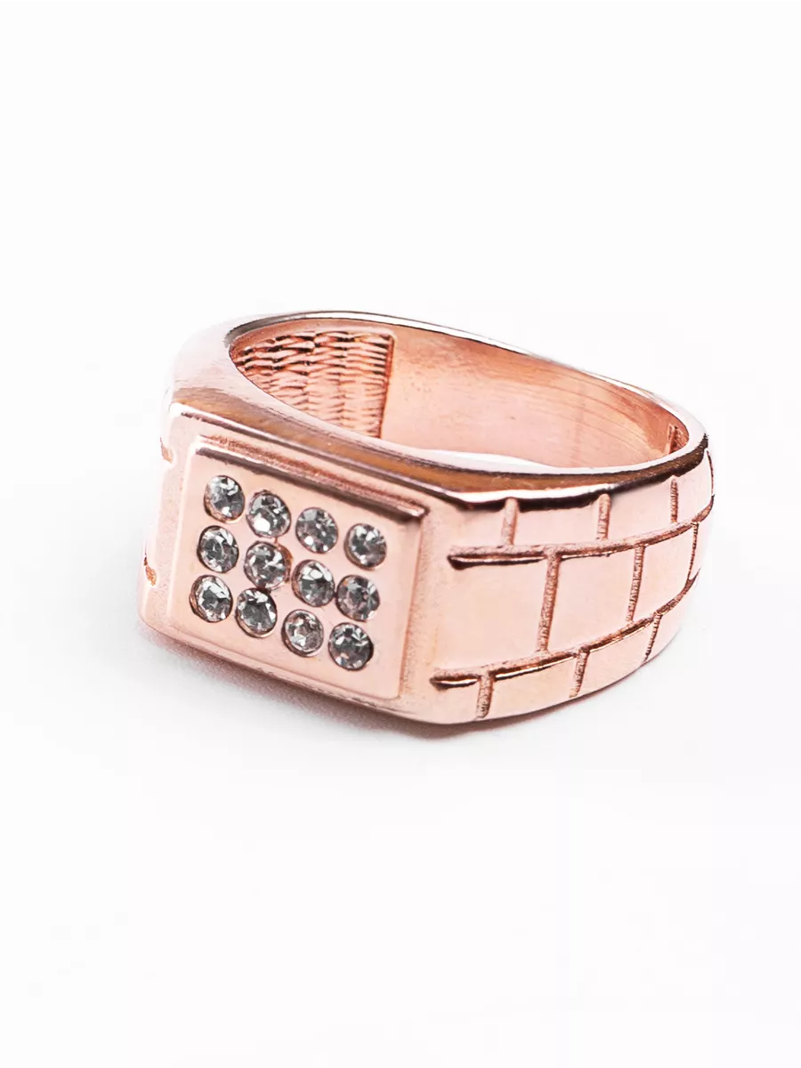 

Печатка из латуни р.20.5 SHINE & BEAUTY 2467399ч, кристаллы, 2467399ч