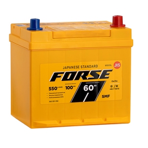 

Аккумулятор Forse 65D23L 60 Ач 550А обр. пол.