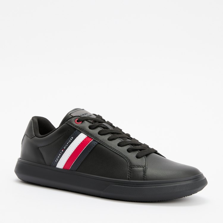 

Кеды мужские Tommy Hilfiger FM0FM04921 черные 44 EU, Черный, FM0FM04921