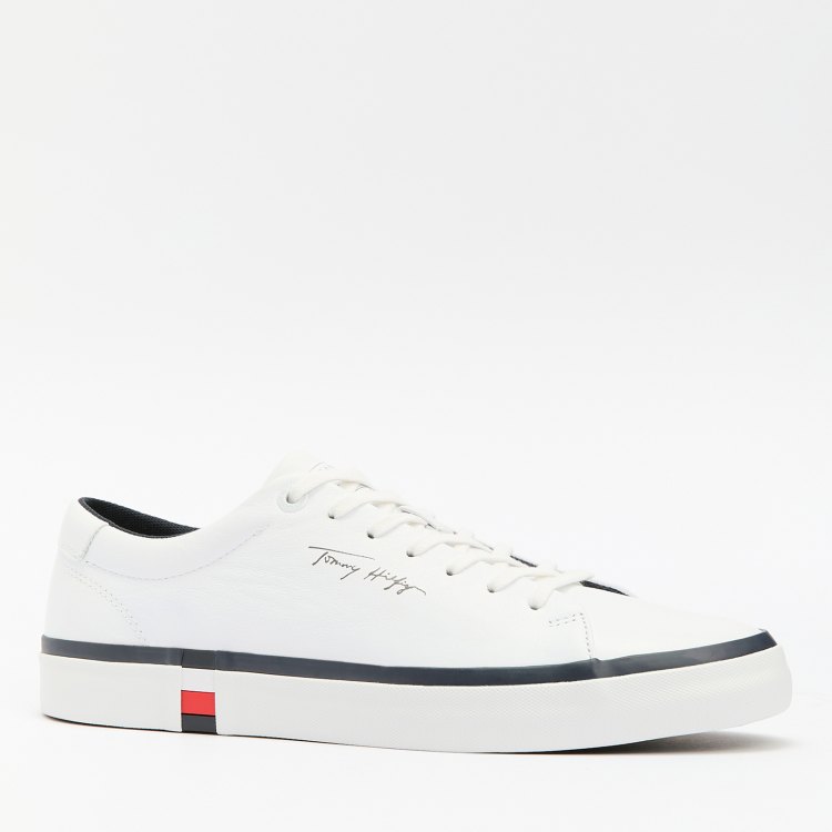 

Кеды мужские Tommy Hilfiger FM0FM04922 белые 42 EU, Белый, FM0FM04922