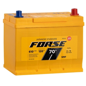 

Аккумулятор Forse 85D26L 70 Ач 610А обратная полярность