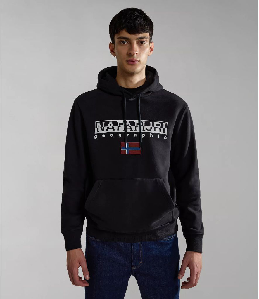 

Худи мужское Napapijri B-AYAS H 1 041 BLACK черное XL, Черный, B-AYAS H 1 041 BLACK