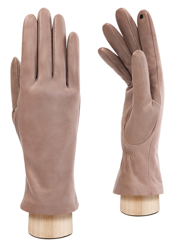 Перчатки женские Eleganzza TOUCH F-IS5500 светло-коричневые, р. 7