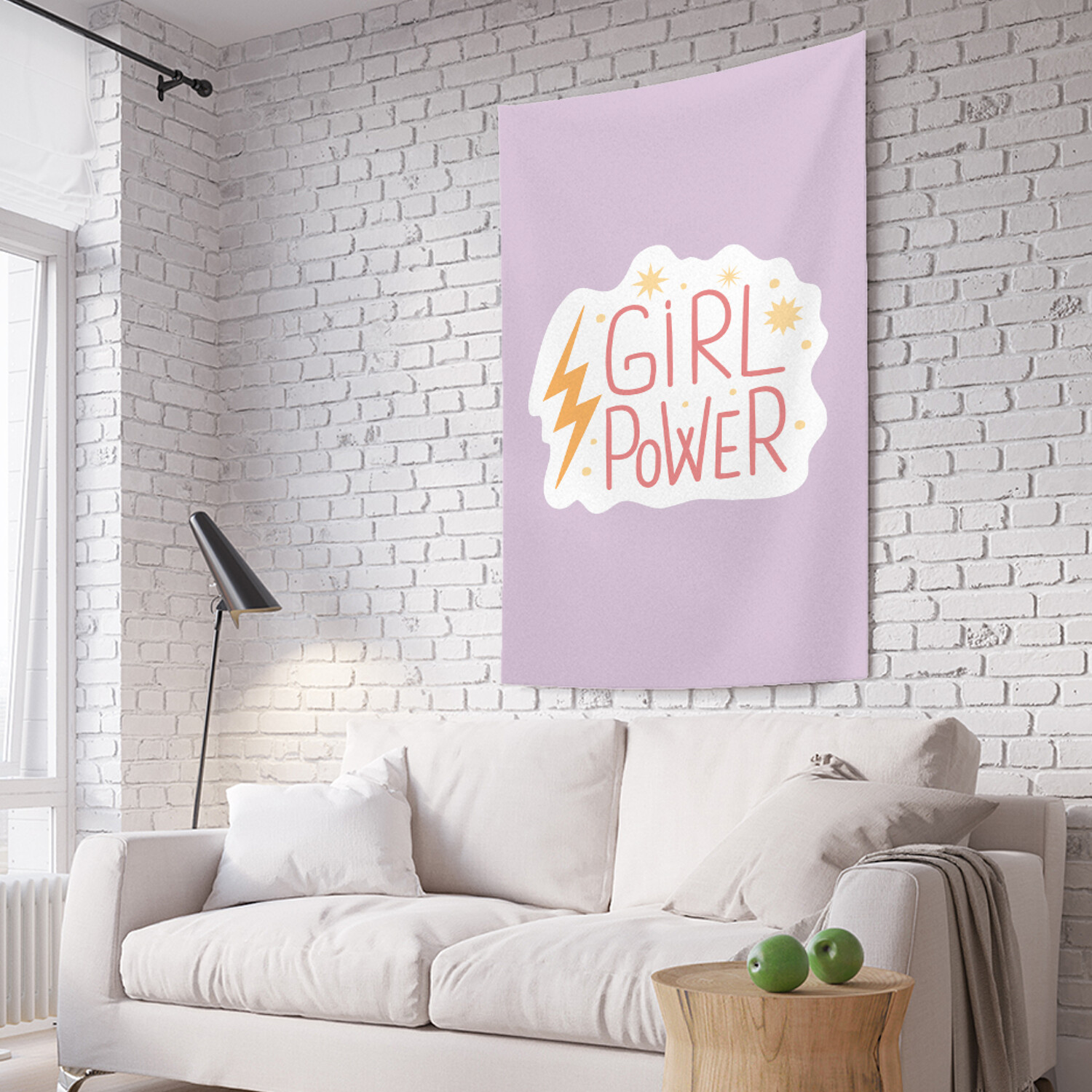 

Вертикальное фотопанно на стену Girl power из ткани 150х200 см, Girl power