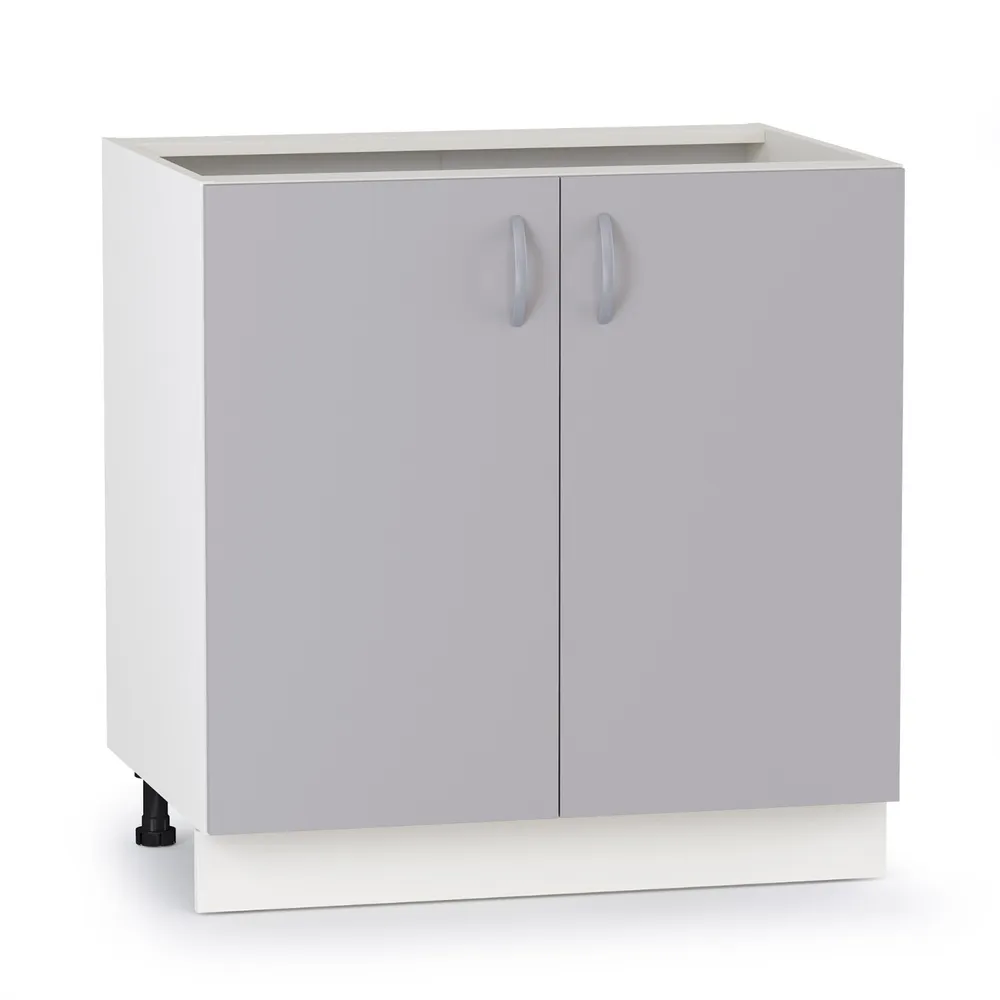 Кухонный модуль напольный шкаф Ластра Мальма, серый 80х58х82 см