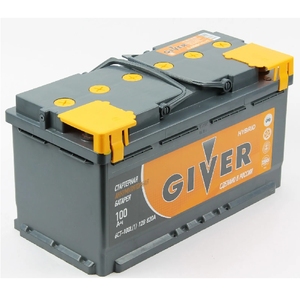 

Аккумулятор Giver Hybrid 100 Ач 820А прямая полярность