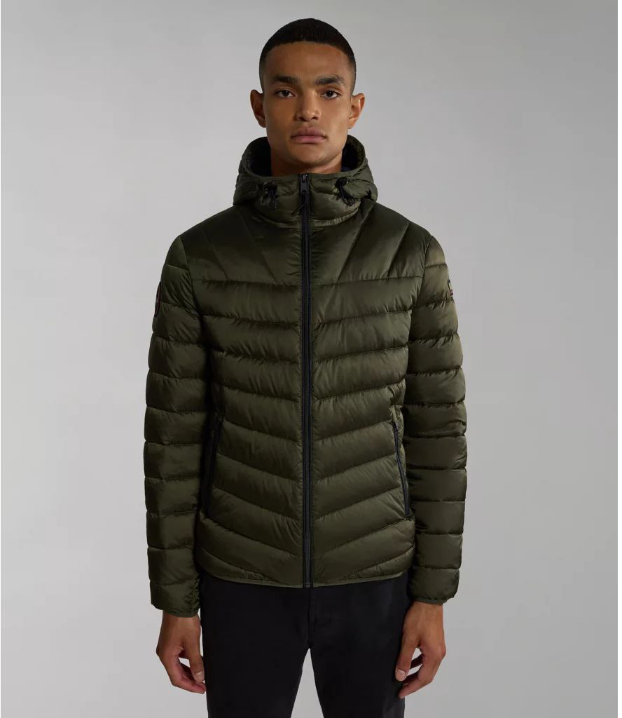 

Куртка мужская Napapijri AERONS H 3 GE4 GREEN DEPTHS зеленая 2XL, Зеленый, AERONS H 3 GE4 GREEN DEPTHS