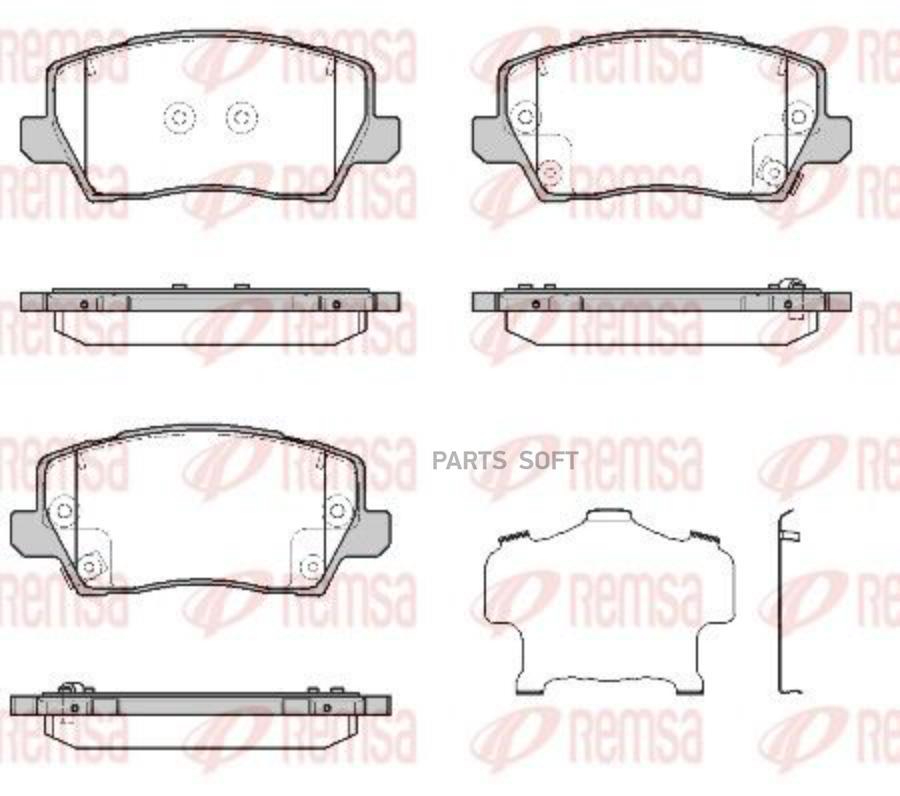 

Колодки Дисковые Передние Kia Picanto 17> 1803.02