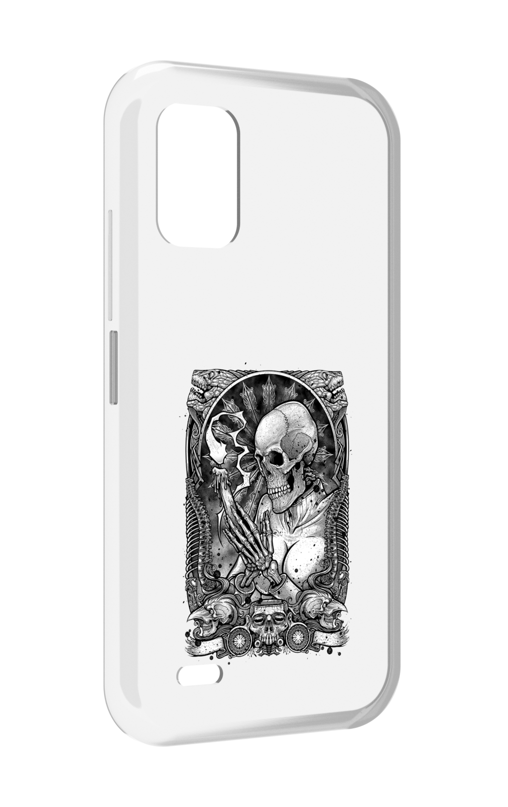 

Чехол MyPads девушка скелет для UMIDIGI Bison GT2 / GT2 Pro, Прозрачный, Tocco