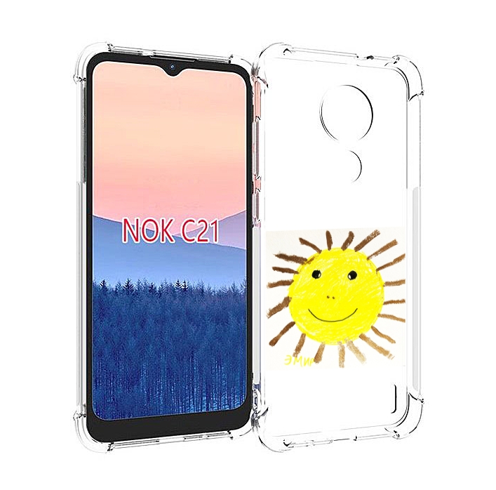 

Чехол MyPads Улыбнись, дурак! Morgenshtern для Nokia C21, Прозрачный, Tocco