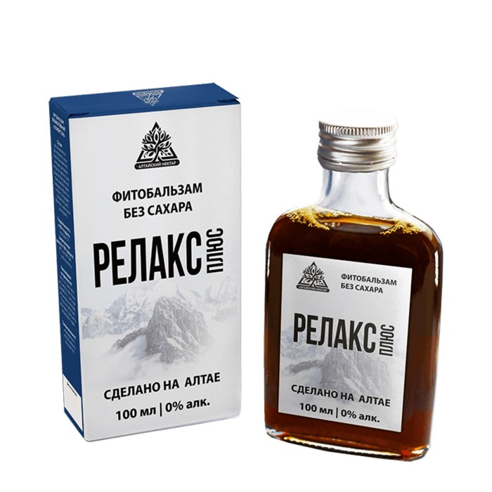

Фитобальзам Релакс плюс, без сахара, натуральный, 100 мл
