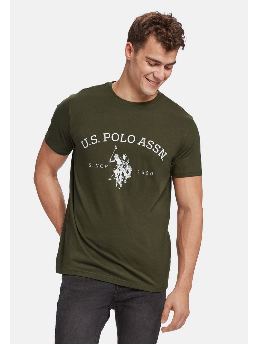 

Футболка мужская U.S. POLO Assn. US222O00T зеленая L, Зеленый, US222O00T